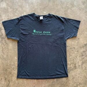 Vintage Y2K 2000s Rare obscure Jesus Saves Gaming T shirt